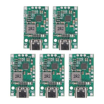 5PCS Lithium Battery Charging Boost Module with Balance 2‑3S Battery Charge Step Up Board
