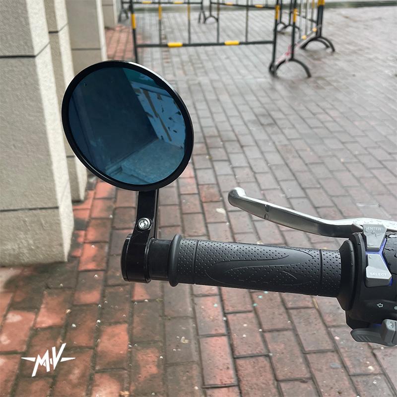 For MV Agusta 675 800 Brutale 800 1000 Turismo Veloce RC Motorcycle Bar End Mirrors Retro Handlebar Tip Rearview CNC Aluminum