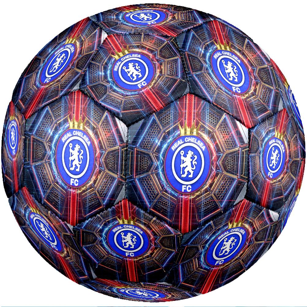 Balón de fútbol temático del Chelsea FC Talla 5 Balón de fútbol Tacto Suave Balón de fútbol Profesional para Entrenamiento para Deportes al Aire Libre