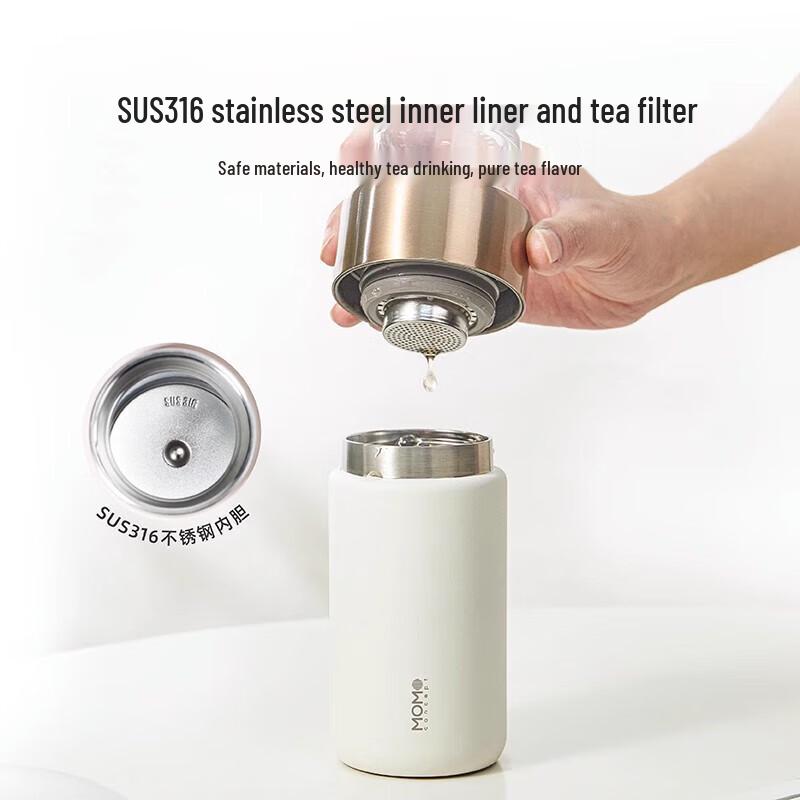 MOMOCONCEPT Portable Tea Infuser Insulated Bottle