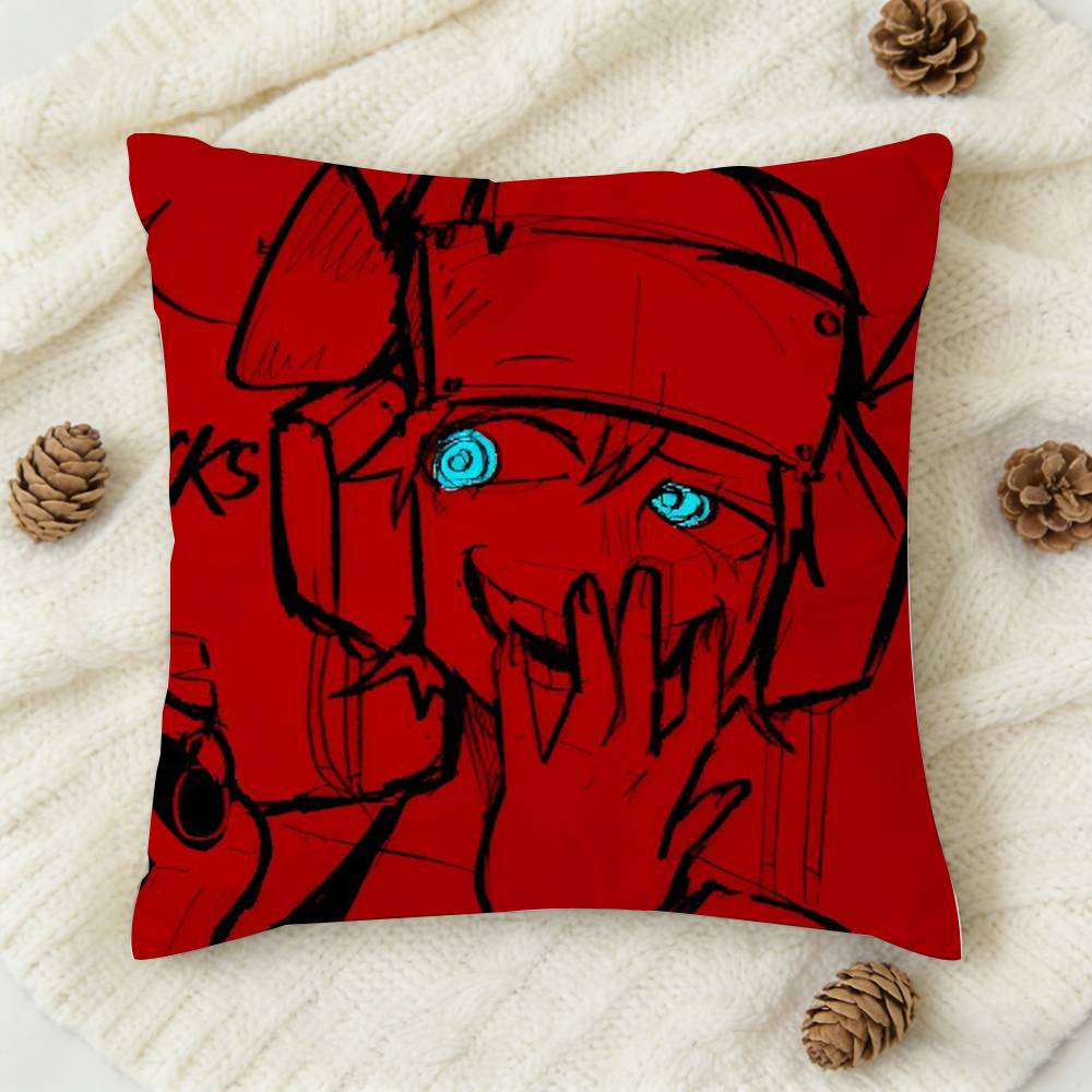New Game PPsychoPomp Vena Doublesided Printed Square Decorative Cushion Cover for Sofa Living Room Home Decor