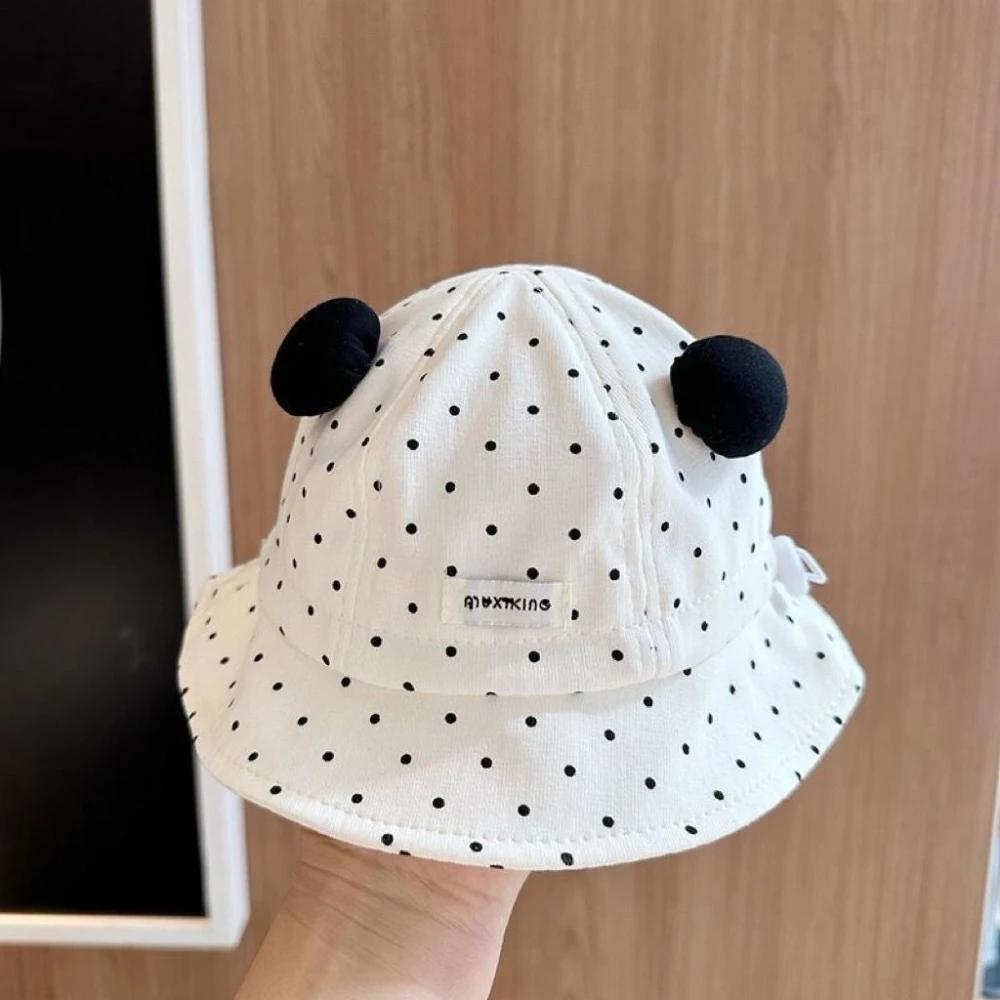 Baby fisherman hat spring and fall thin section sweet and lovely sunshade fisherman hat summer sun hat