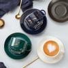 Min Guan Keramik Europäisches Kaffee- und Teetassen- und Untertassenset