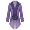 Mens Medieval Vintage Tuxedo Gothic Tailcoat Victorian Coat Carnival Cosplay Costume