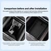 Luckeasy For Tesla Model S X - Wireless Charging Pad Central Control Pad Armrest Box Storage Pad Interior Accessories