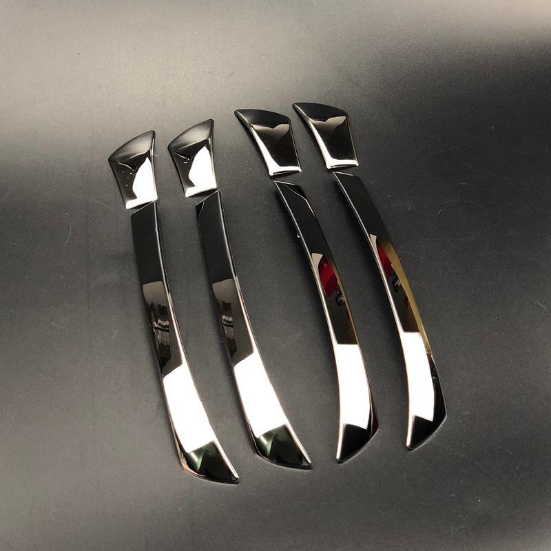 Car-styling stainless steel door handles trim cover stickers for Volkswagen Golf 6 Passat Scirocco T-ROC Sharan for Skoda Superb