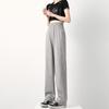 Uncle Radish Sweatpants Women's Spring and Autumn High Waist Loose Straight Pants Small Casual Sweatpants Wide Leg Pants