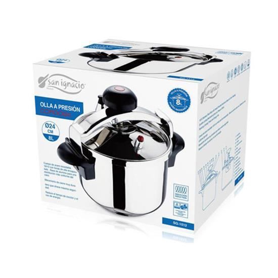 Autocuiseur - San Ignacio - Cordoba - 8L - Inox 18/10 - Compatible induction