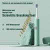 Elektrický zubní kartáček s měkkými štětinami DuPont kartáčková hlavice IPX7 Vodotěsný, bateriově napájený přenosný sonický zubní kartáček Specialized pro dospělé