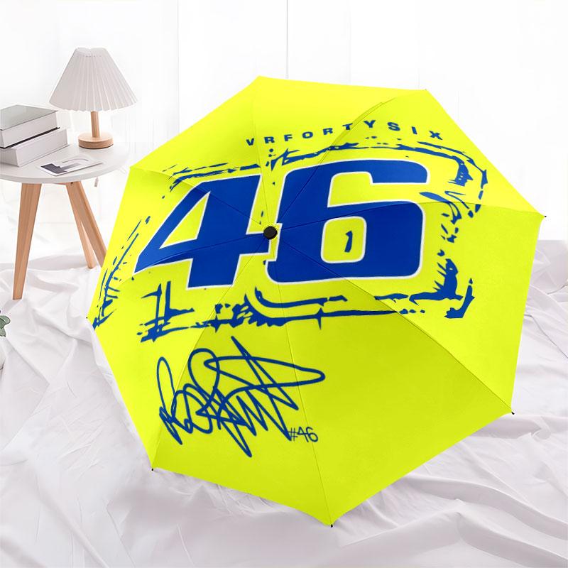 VR46, автоматический складной зонт, портативный и складная конструкция, 8 спиц, рождественский или день рождения подарок.