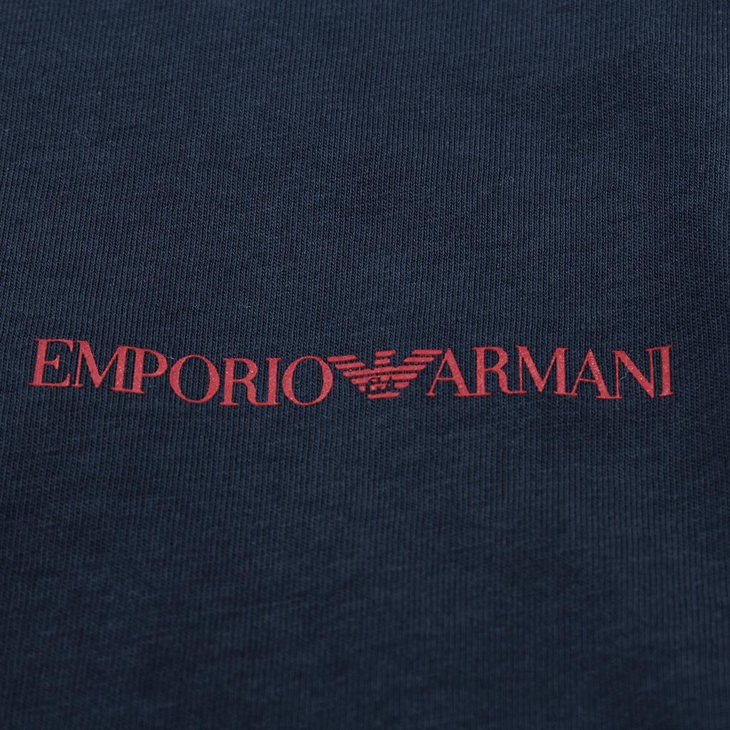 Emporio Armani FW25 Letter Print Crew Neck Long Sleeve T-Shirt Men Tops EM000382-AF10800-UB102
