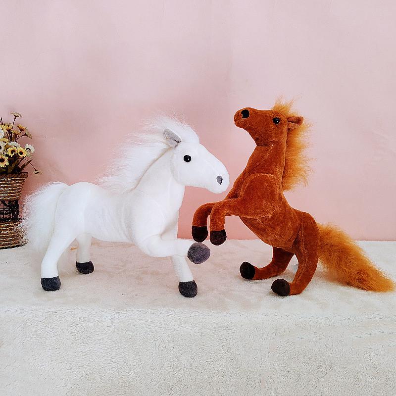 Plüschpferd Spielzeug Tierpuppe Für Kinder Fotografie Requisiten Sammlerstück Geschenk