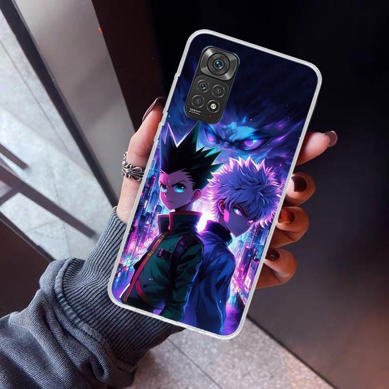 Huner X-Hunters Gon Phone Case For Xiaomi Redmi Note 10 11 12 13 14 15 Pro Plus 11S 12S 14S 11T 11E 10S Soft TPU Back Cover Redm
