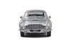 Solido Aston Martin DB5 scale diecast model 1964 James Bond car from the 007 1/18 car, (Silver Birch), movie