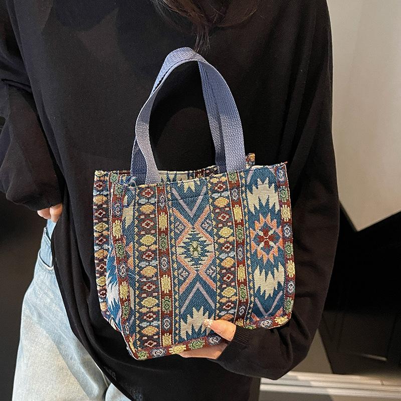 Etnická taška na knedličky s veľkou kapacitou Dámska nová trendy módna crossbody taška Dámska Ins Niche taška cez rameno Dámska