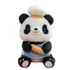 Panda Chef Plush Toy Cute Cartoon Baking Child Bedroom Decoration Gift Scene