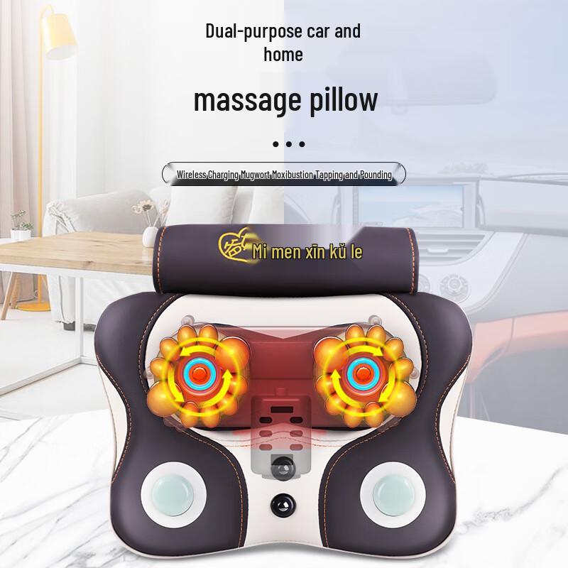 AIVEISI Multifunction Neck & Back Massager Pillow