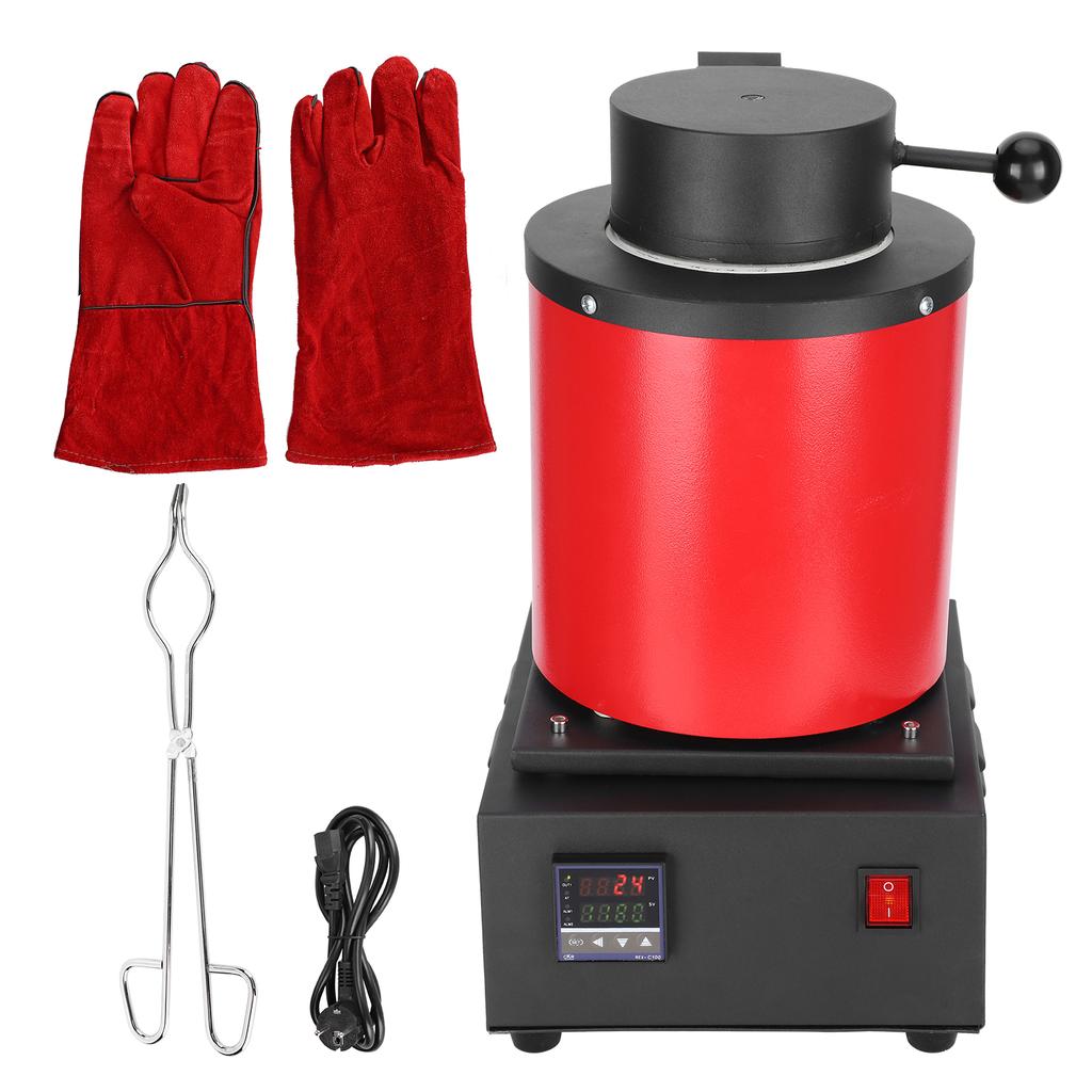Jewelry Melter Electric Melting Furnace Gold Silver Melting Oven Jewelry Making Supplies
