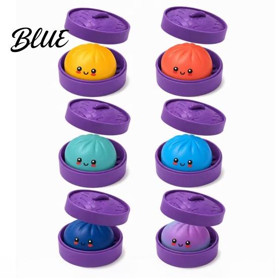 Simulated Bun Stress Toy Halloween Ghost Dumpling Squeeze Toy Soft Stretchy Slow Rebound