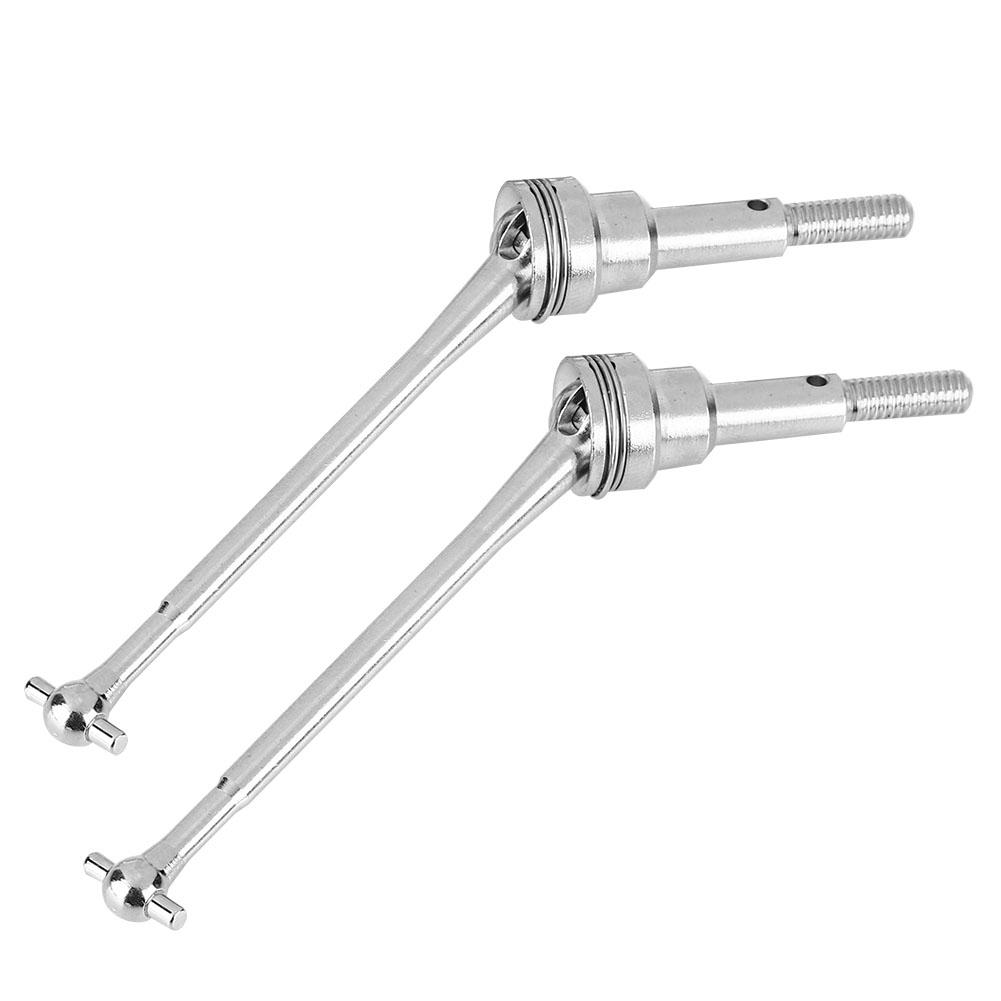 2pcs Front  Drive Shaft for WLtoys 1 12 12423 Remote Control Car Accessory (Silver0090S)