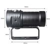 Super Bright Professional Diving Flashlight Underwater photography Light 10000LM COB Lamp Beads Flashlight 80M IPX8 Waterproof