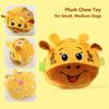 Durable Plush Squeaky Toy with Bell for Medium & Small Dogs - Tear-Resistant & Interactive Chewing Aid