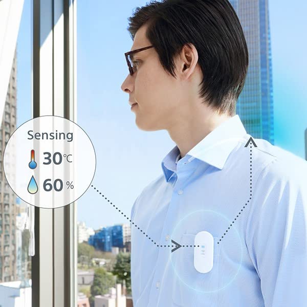 [Sony] REON POCKET TAG (Neues Modell veröffentlicht im April 2023) Tragbares ErfassungsgerätTemperatur- und Feuchtigkeitssensor