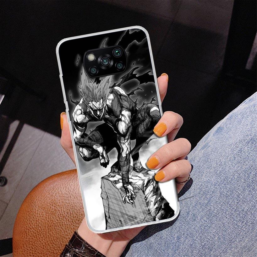 Anime One-Punch Man Phone Case For Xiaomi Poco X7 X6 X5 Pro F7 Ultra Redmi 15C 15 13C 13 12C 12 10 10A 10C 9 9A 9C 9T Cover Poco