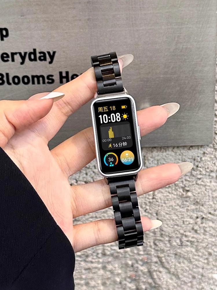Metal Strap For Huawei Band 10 9 8 NFC Accessories Stainless Steel Replacement wrist bracelet correa Huawei Band 10 watch bands
