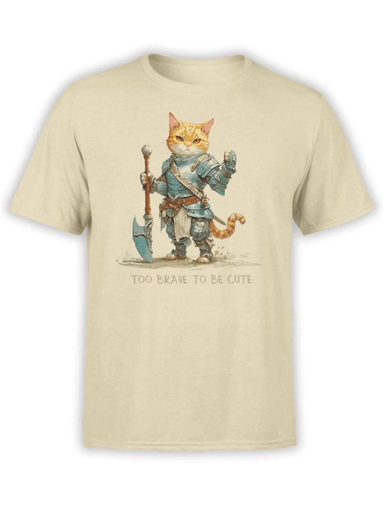 Cats Tshirt Collection Too Brave Tshirt Unisex S