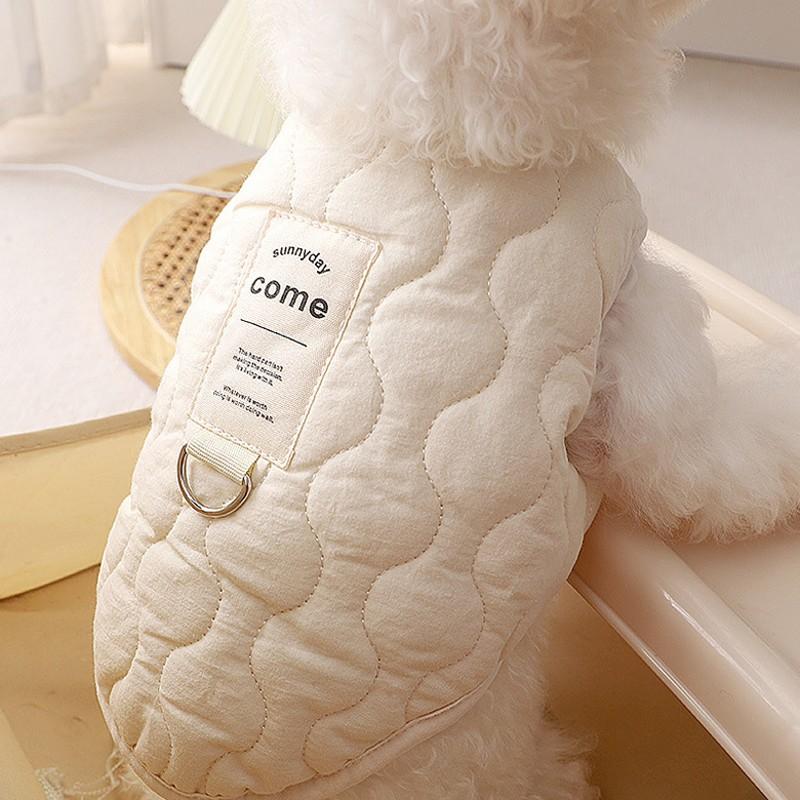 Winter Dog Jacket Pet Dog Costume Chihuahua Bichon Dog Vest Puppy Clothing Cotton Cardigan Dogs Coat Fleece Cat Warm Clothes