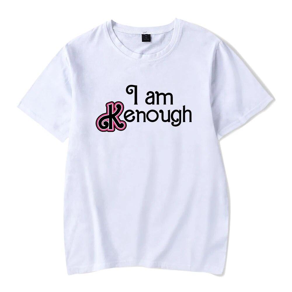 I Am Kenough Merch T-shirt Fashion Crewneck Short Sleeve Tee Unisex Women's Tshirt 2023 New Movie Funny Clothes Unisex