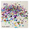 2-6MM Round No-Hole Sequins, 20g - Eye Makeup, Nail Art, DIY Toys, Candy Sleeves