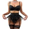 Women's Sleepwear  Spaghetti Strap Dress  Transparent Sexy Nightgowns Lace Slip Pajamas  Sexy Set Lingerie