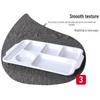 Thickened Melamine 6-Compartment Meal Tray