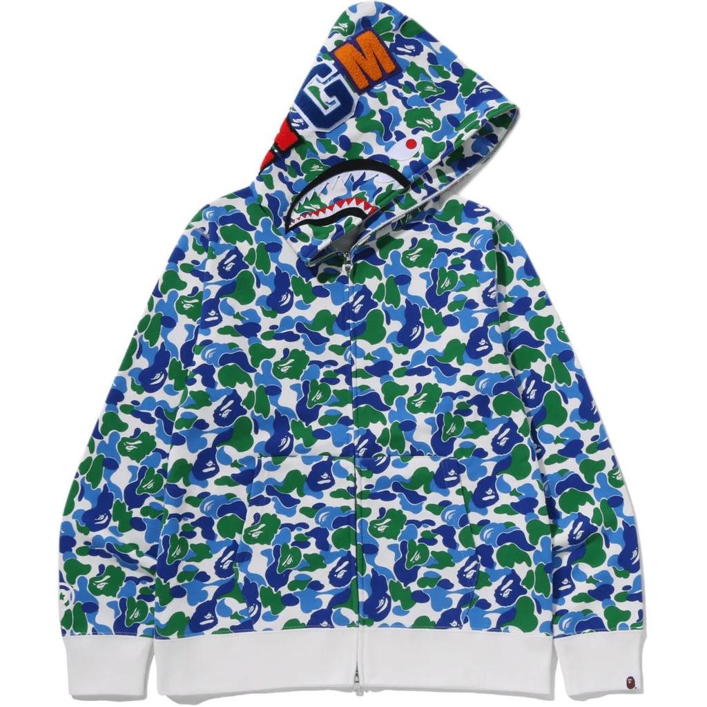 A Bathing Ape Bape Store SEIBU IKEBUKURO Shark Full Zip Hoodie 'Multicolor' Men's 1L72-115-018