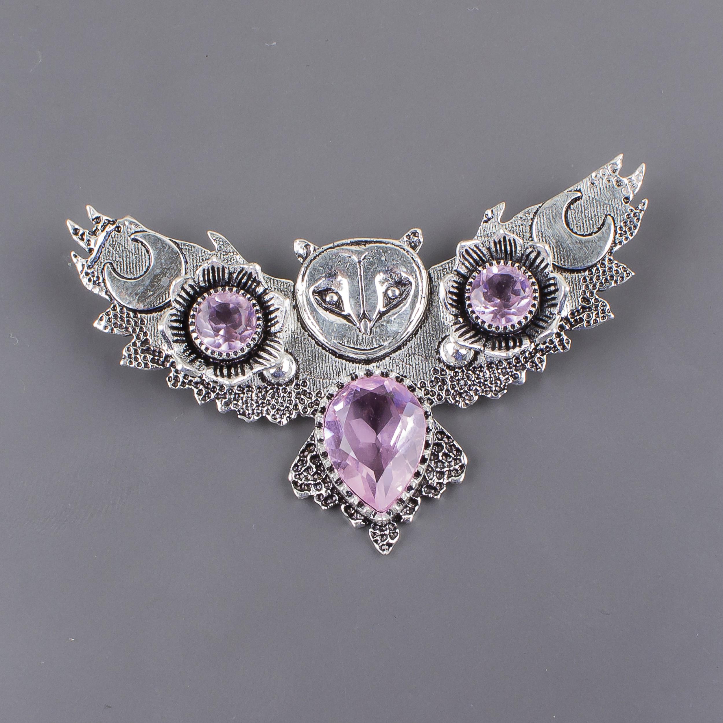 

Pink Morganite Gemstone Silver Pendant, 925 Sterling Silver Designer Pendant, June Birthstone Gift, Partywear Women Jewelry JCP-8-11