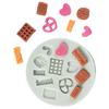 Mehrzweck Kleines Keks Silikonform Set Sicher für Süßigkeitenherstellung Kuchen Dekorieren Polymer Clay Eiswürfelform