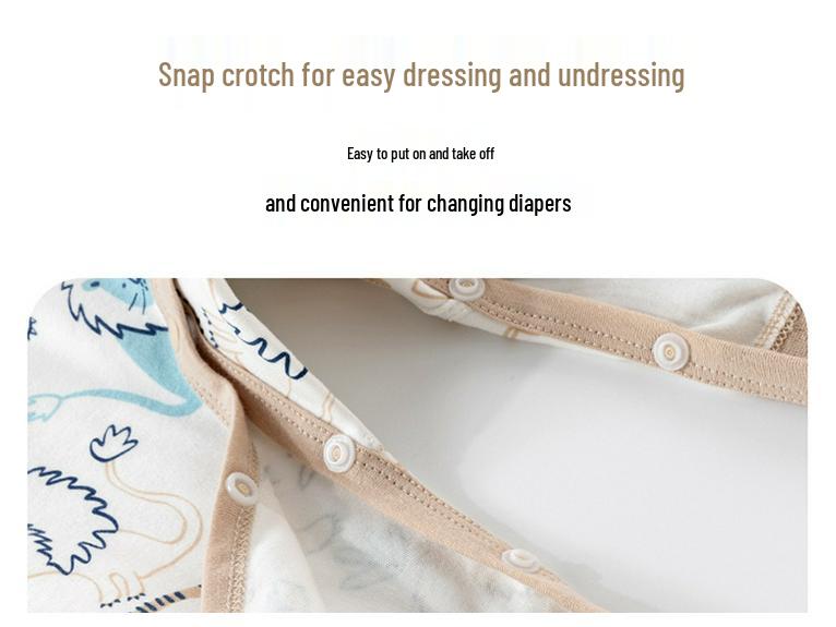 Pure Cotton High-Waist Baby Pants with Belly Protection - Spring & Autumn Style