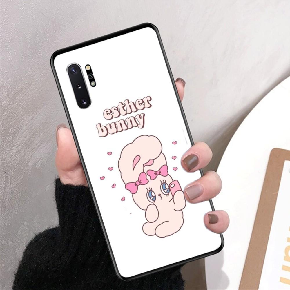 Esther Cute Bunny Phone Case For Samsung Note 8 9 10 20 Pro Plus Lite M 10 11 20 30 21 31 51 A 21 22 42 02 03