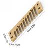 3 Colors Aluminum Alloy 10 Holes Comb Harmonica Part for Marine Band Crossover and Deluxe