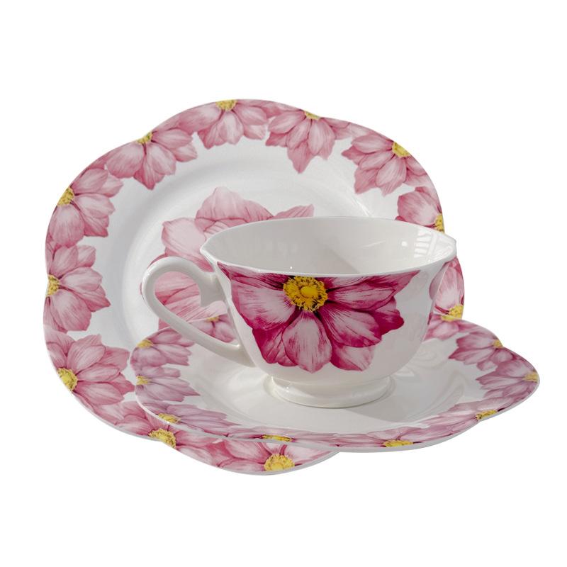 High-end Exquisite Afternoon Teacups, High-value Retro Ceramic Coffee Cups and Saucers, Design Sense, Niche Girls Festival