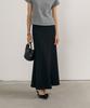 ARCHETYPES Fleece-Lined Daily Elastic Mermaid Skirt For Work (Black)