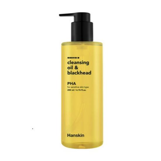 Hanskin Blackhead PHA Cleansing Oil Deep Pore Care & Gentle Exfoliating 200ml