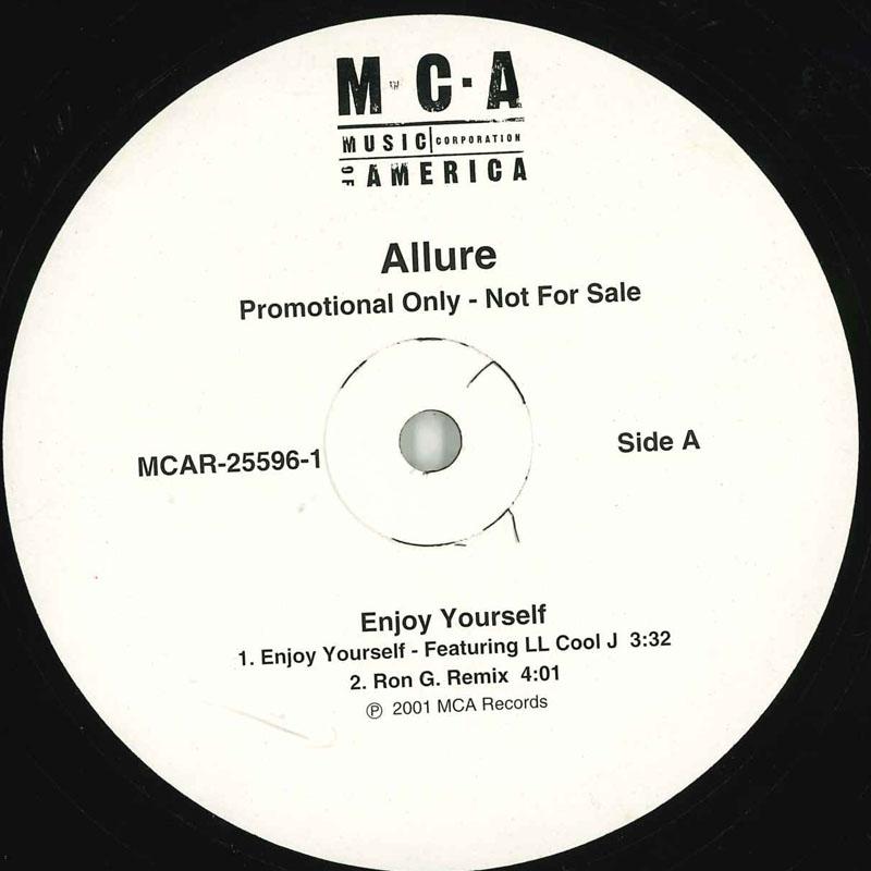 

12inch Record ALLURE - Enjoy Yourself MCAR255961 MCA 2001 US Rap & Hip-Hop/R&B Used