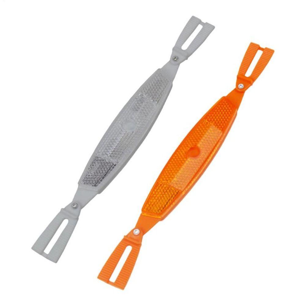 1 Pair ABS Bicycle Wheel Reflectors Warning Cycling Reflector Bike Spoke Reflectors  Night Riding
