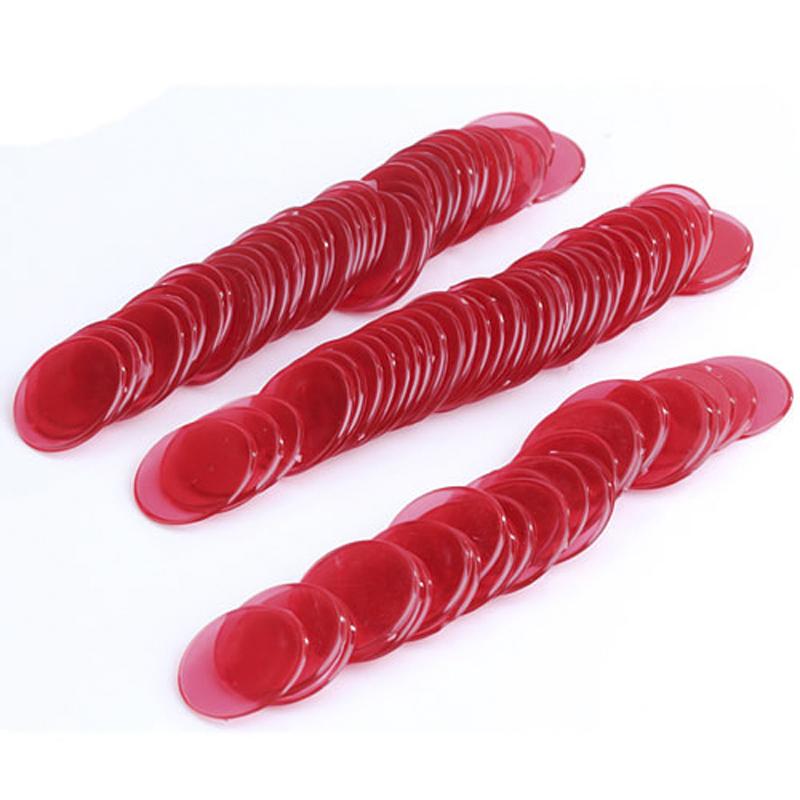 4 Colors Bingo Games Chips Markers for Cards Game Plastic 3/4 Inch Pack of 100