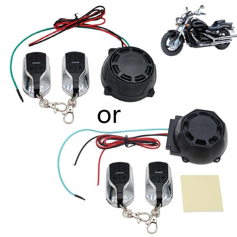 12V Motor Remote Control Kit Anti-theft Alarm Systems All Purpose Suitable for Motorcycle Scooter Bike