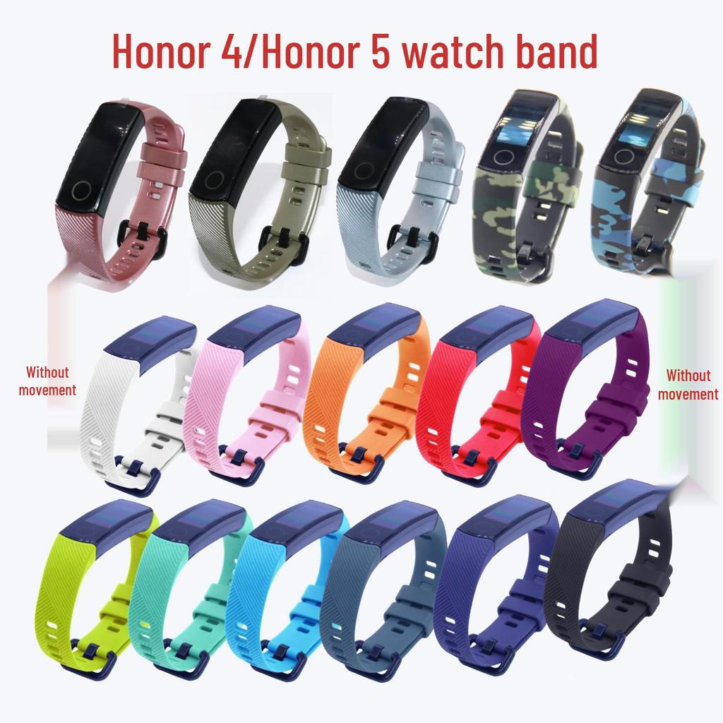 Compatible Wristband for Honor 4/5: Fashionable Silicone Strap In Bright Colors