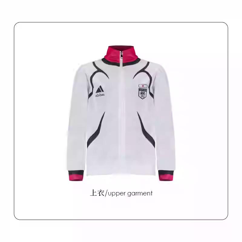 Maglia da prigione blu Jieshi una ape schiena set sportivo cosplay tuta per giochi di ruolo